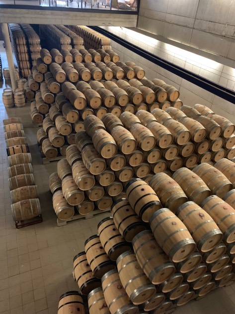 wine barrels